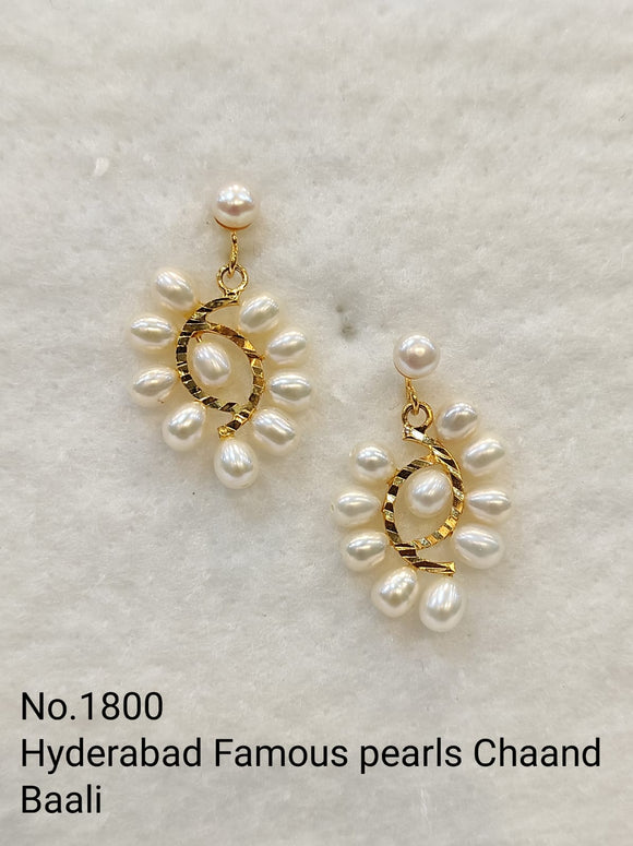 Gold Hoop with Pearl Earrings by Susan Rifkin - Philadelphia Museum Of Art